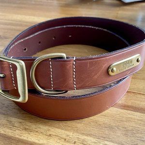 Polo Ralph Lauren Brass Buckle Leather belt - 34